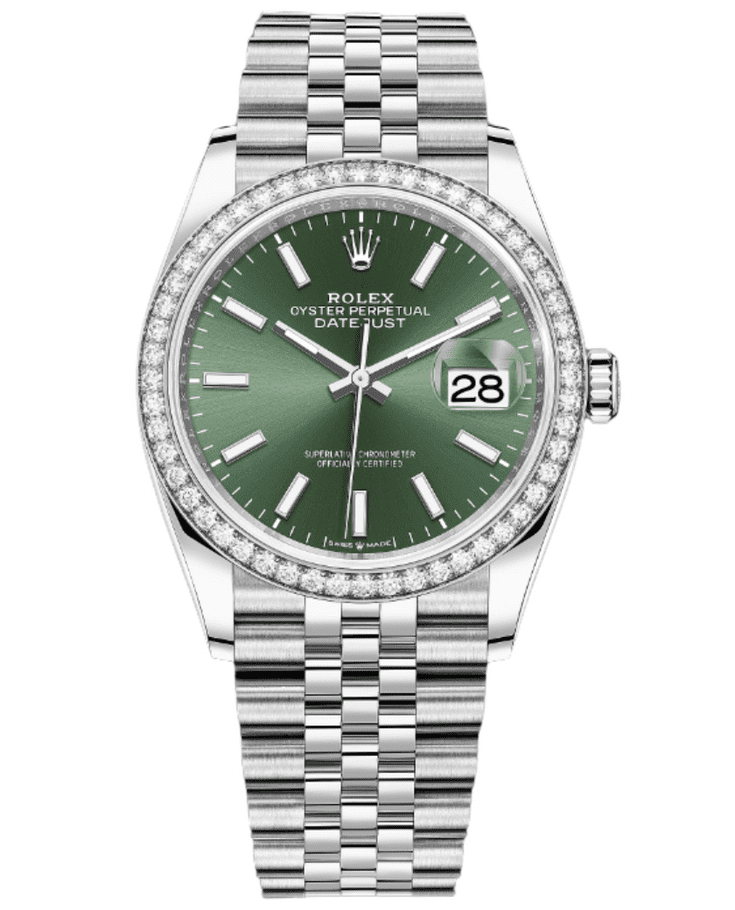 Rolex Lady Datejust 36 - Green Watch