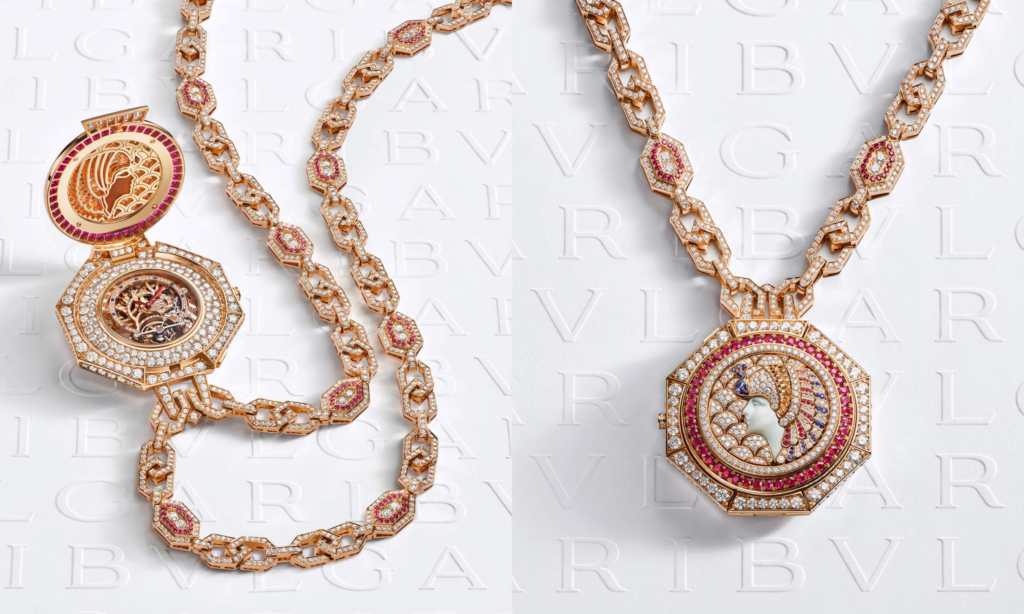 Bvlgari’s Mediterranea Collection - Cameo Imperiale Necklace Secret Watch