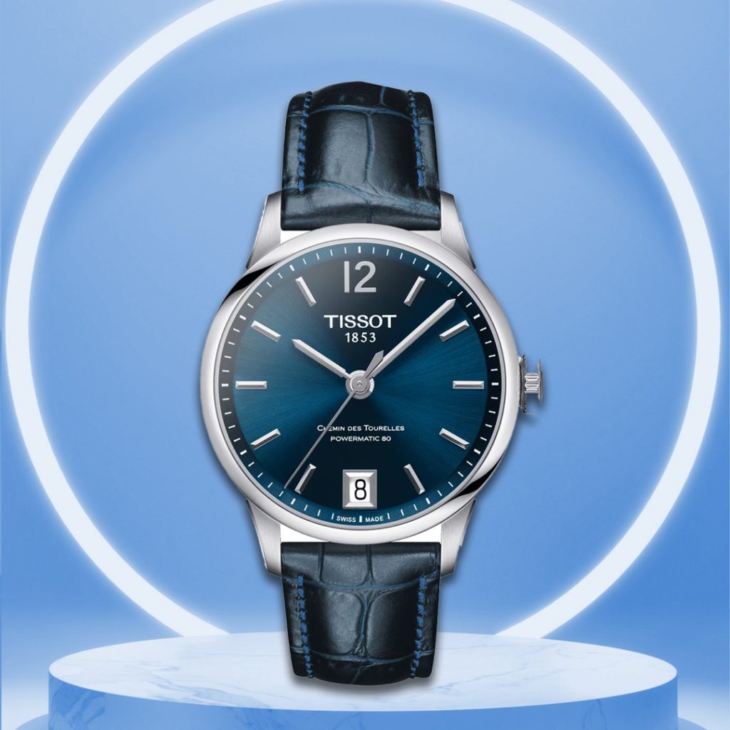 Tissot Chemin Des Tourelles Powermatic 80 Lady - Blue Watches